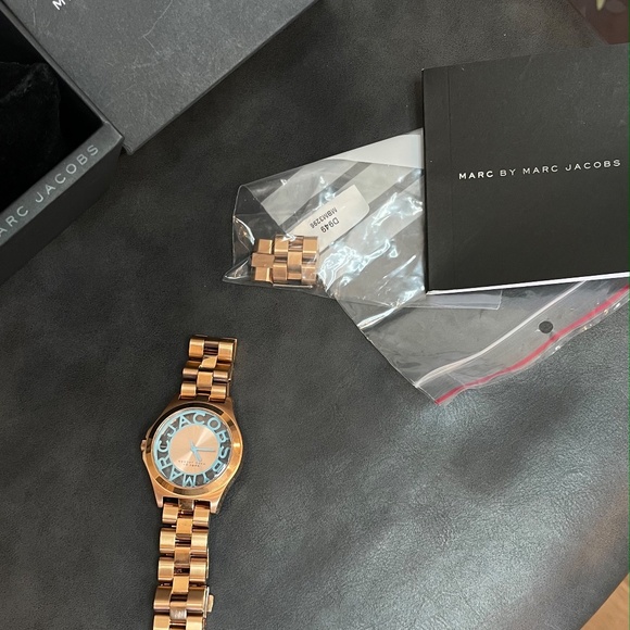 Rare Marc by Marc Jacobs Rose Gold & Blue Watch main image 15